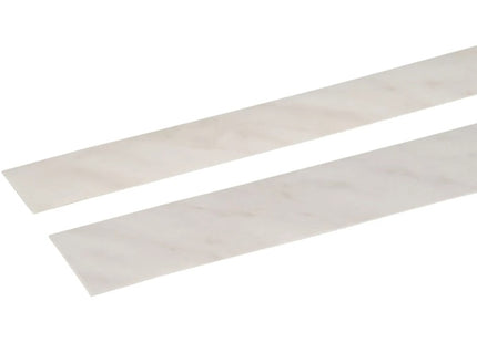 PIRCHER BORDO PREINCOLLATO PER TOP CUCINA COLORE MARMO CARRARA CONF.PZ2