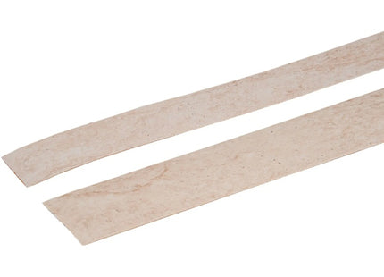 PIRCHER BORDO PREINCOLLATO PER TOP CUCINA COLORE TRAVERTINO CONF.DA PZ2