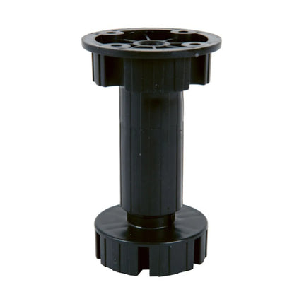 PIRCHER PIEDINI PER CUCINA IN PVC COLORE NERO IN CONF.DA PZ4