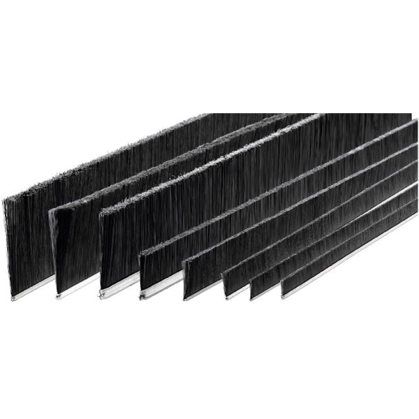 SIT SPAZZOLA PER PORTONI STRIP LUNGHEZZA MM2500 SETOLE NERE
