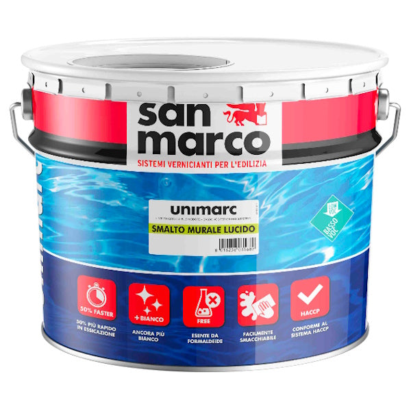 SAN MARCO UNIMARC SMALTO MURALE LUCIDO BIANCO