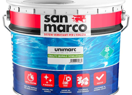 SAN MARCO UNIMARC SMALTO MURALE SEMILUCIDO BIANCO