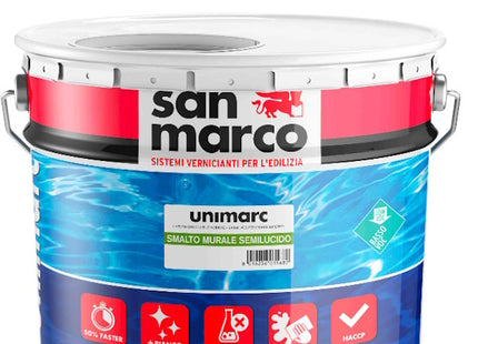 SAN MARCO UNIMARC SMALTO MURALE SEMILUCIDO BIANCO