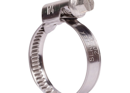 SERFLEX FASCETTA STRINGITUBO BANDA PIENA INOX AISI 304 NASTRO DA MM 9
