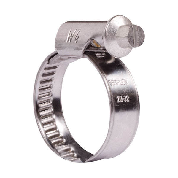 SERFLEX FASCETTA STRINGITUBO BANDA PIENA INOX AISI 304 NASTRO DA MM12