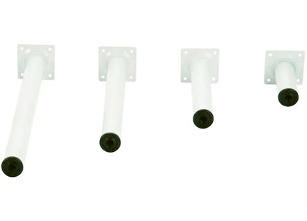 PIRCHER PIEDE TONDO IN METALLO COLORE BIANCO D.MM30