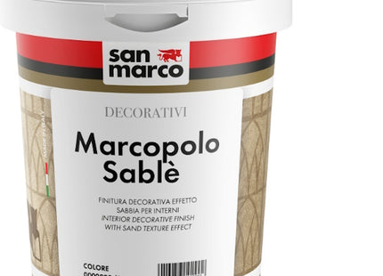 SAN MARCO MARCOPOLO SABLE&apos; ARGENTO FINITURA DECORATIVA EFFETTO SABBIA