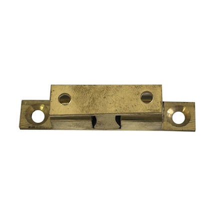 METAL STYLE CRICCHETTO A 2 SFERE IN OTTONE LUCIDO