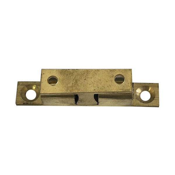 METAL STYLE CRICCHETTO A 2 SFERE IN OTTONE LUCIDO
