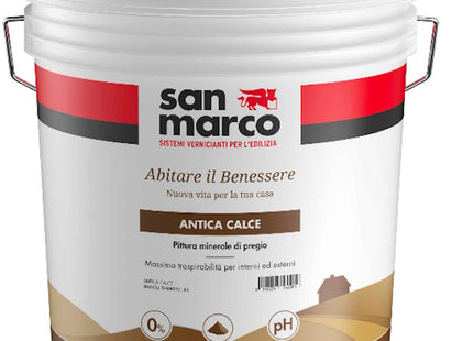 SAN MARCO ANTICA CALCE BIANCO PITTURA MINERALE PER ESTERNI ED INTERNI