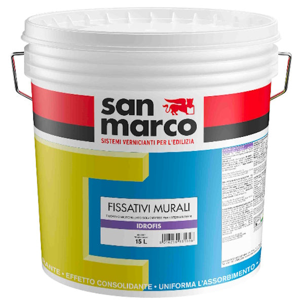 SAN MARCO IDROFIS FISSATIVO MURALE ACRILICO ALL&apos;ACQUA