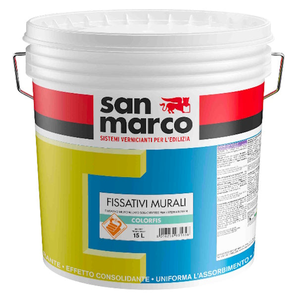 SAN MARCO COLORFIS BIANCO FISSATIVO MURALE MICRONIZZATO INTERNI/ESTERNI