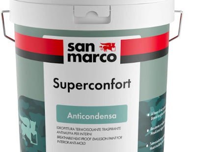 SAN MARCO SUPERCONFORT BIANCO IDROPITTURA TERMOISOLANTE ANTIMUFFA