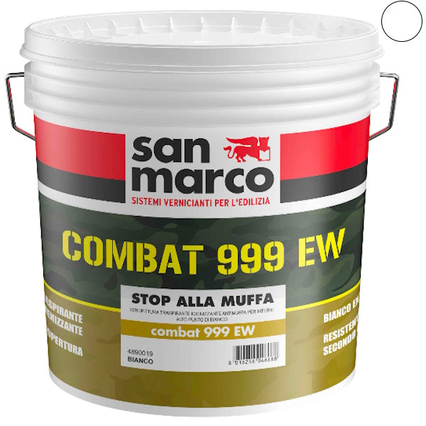 SAN MARCO COMBAT 999EW BIANCO IDROPITTURA TRASPIRANTE ANTIMUFFA