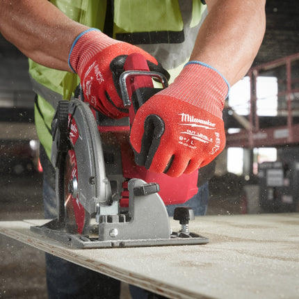 MILWAUKEE GUANTI MOD. CUT B GLOVES COLORE ROSSO/NERO