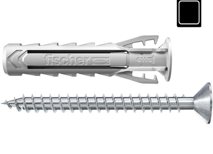 FISCHER TASSELLO SX PLUS S K IN NYLON CON VITI E PUNTA W100 IN BLISTER