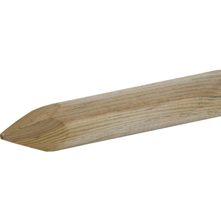 PIRCHER PALO TONDO CON PUNTA IN LEGNO CONIFERA IMPREGNATO