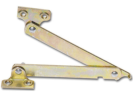 MINUTEX ASTA SNODATA PESANTE CON FERMO CM 30 IN ACCIAIO ZINCATO GIALLO