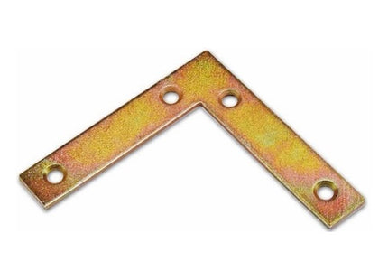 MINUTEX PIASTRA DI RINFORZO A SQUADRA IN ACCIAIO ZINCATO