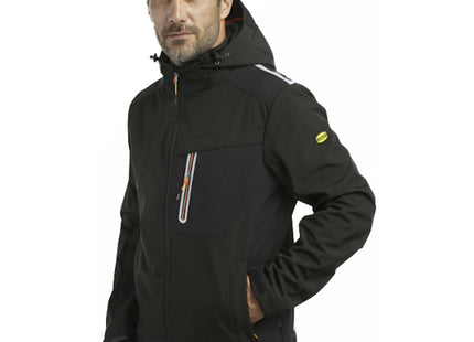 DIADORA GIACCA DA LAVORO SOFTSHELL CARBON TECH GRIGIO ASFALTO