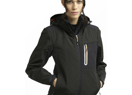 DIADORA GIACCA DA LAVORO SOFTSHELL CARBON TECH GRIGIO ASFALTO