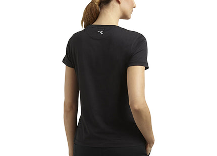 DIADORA T-SHIRT DONNA DA LAVORO MC ATHENA COLORE NERO