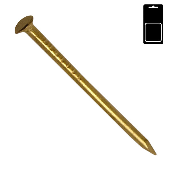 SODIFER CHIODI IN FERRO OTTONATO TESTA BOMBATA IN CONF.BLISTER