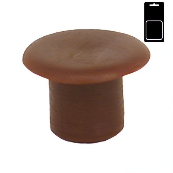 SODIFER TAPPI COPRIFORO IN PVC MARRONE IN CONF.BLISTER
