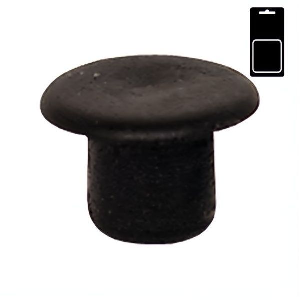 SODIFER TAPPI COPRIFORO IN PVC NERO IN CONF.BLISTER