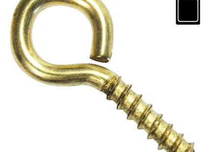 SODIFER OCCHIOLI A VITE PER LEGNO IN FERRO OTTONATO IN CONF.BLISTER