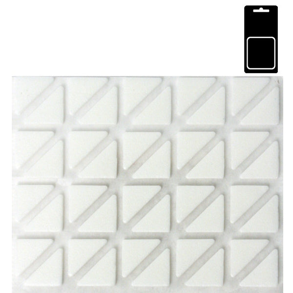 SODIFER FELTRINI ADESIVI TRIANGOLARI COLORE BIANCO IN CONF.BLISTER