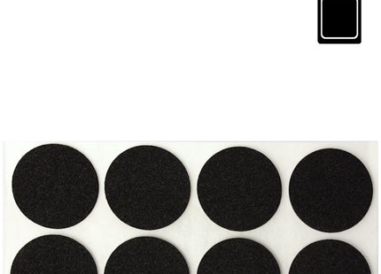 SODIFER FELTRINI ANTISCIVOLO ADESIVI IN GOMMA NERA IN CONF.BLISTER