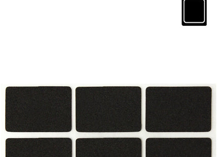 SODIFER FELTRINI ANTISCIVOLO ADESIVI IN GOMMA NERA IN CONF.BLISTER