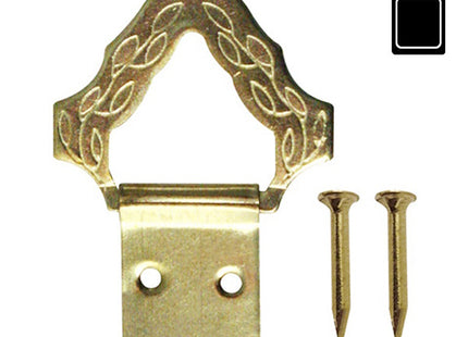 SODIFER ATTACCAGLIE BAROCCO IN FERRO OTTONATO CON CHIODO IN BLISTER