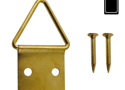 SODIFER ATTACCAGLIE SNODATE IN FERRO OTTONATO CON CHIODO IN BLISTER