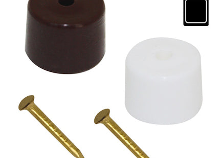 SODIFER REGGIPIANI TONDI IN PLASTICA CON CHIODO IN CONF.BLISTER DA PZ24