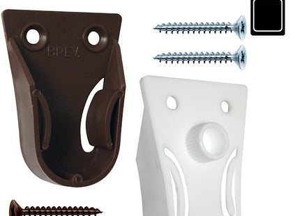 SODIFER REGGITUBO LATERALE IN PLASTICA CON PERNO BLISTER DA PZ2