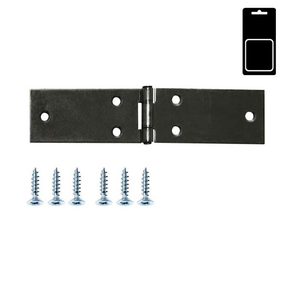 SODIFER CERNIERE LUNGHE IN FERRO LUCIDO CON VITI IN BLISTER