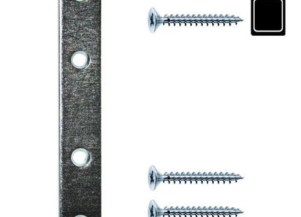 SODIFER LASTRINE DIRITTE IN FERRO ZINCATO CON VITI IN CONF.BLISTER