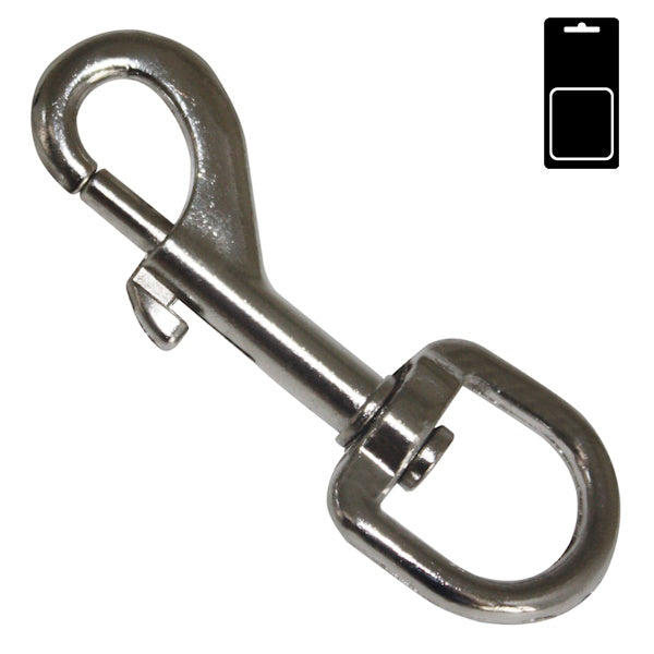 SODIFER MOSCHETTONI A CARABINA IN OTTONE NICHELATO IN BLISTER DA PZ4