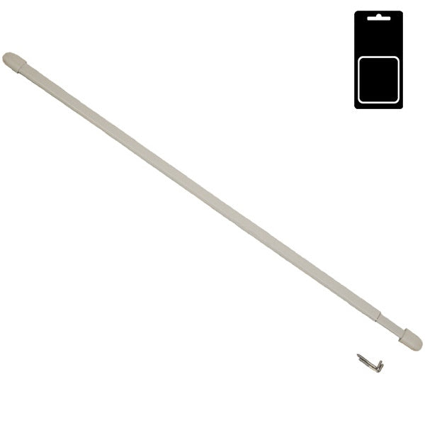 SODIFER BACCHETTE REGGITENDE PIATTE PLASTIFICATE BIANCO CM50 CONF.PZ2*