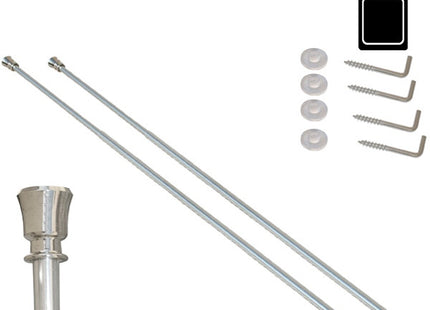 SODIFER BACCHETTE REGGITENDE A MOLLA NICHELATE LUCIDE CM40 CONF.PZ2*