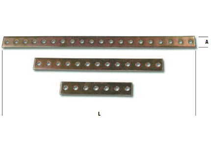 MINUTEX PIASTRA FORATA DI RINFORZO IN ACCIAIO ZINCATO