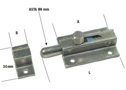 MINUTEX CATENACCIO PORTALUCCHETTO MIGNON ASTA TONDA BRONZATO