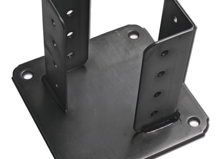 MINUTEX SUPPORTO PER TRAVI CON PIASTRA DI FISSAGGIO GRIGIO GRAFITE