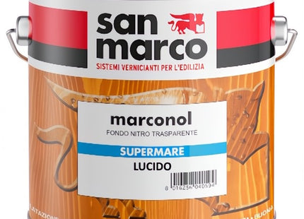 SAN MARCO MARCONOL SUPERMARE LUCIDO VERNICE PER LEGNO TRASPARENTE