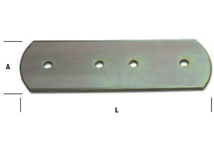 MINUTEX PIASTRA DI GIUNZIONE IN ACCIAIO ZINCATO