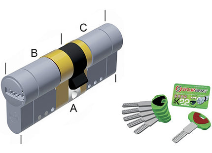 SECUREMME CILINDRO EVOK22 MODULARE FRIZIONATO