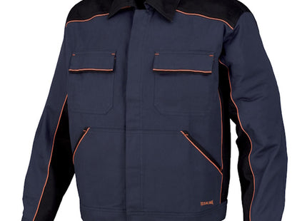 ISSA GIUBBINO SHOT COLORE BLU CON INSERTI NERI