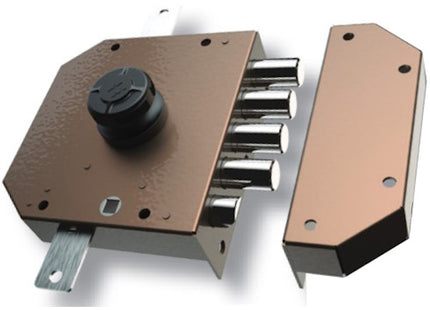 MOTTURA SERRATURA APPLICARE C10 TRIPLICE ENTRATA MM63 ART.89A.431